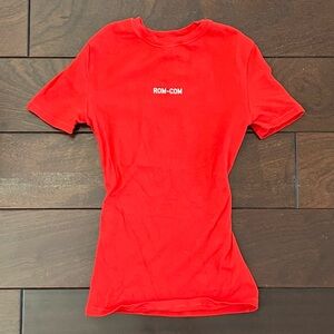 SKIMS Rom-Com Embroidered T-Shirt